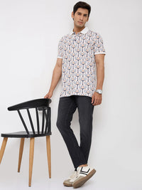 Men Kano Jeans Slim Fit Black Mid Rise