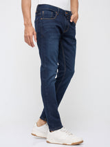 Men Kano Jeans Slim Fit Dark Blue Mid Rise