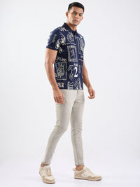 Men Jeans Slim Fit Green Mid Rise