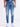 Men Jeans Slim Fit Blue Mid Rise