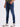 Men Jeans Slim Fit Dark Blue Mid Rise