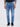 Men Jeans Slim Fit Light Blue Mid Rise