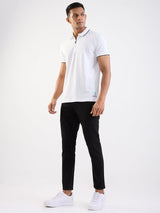 Men Jeans Slim Fit Black Mid Rise