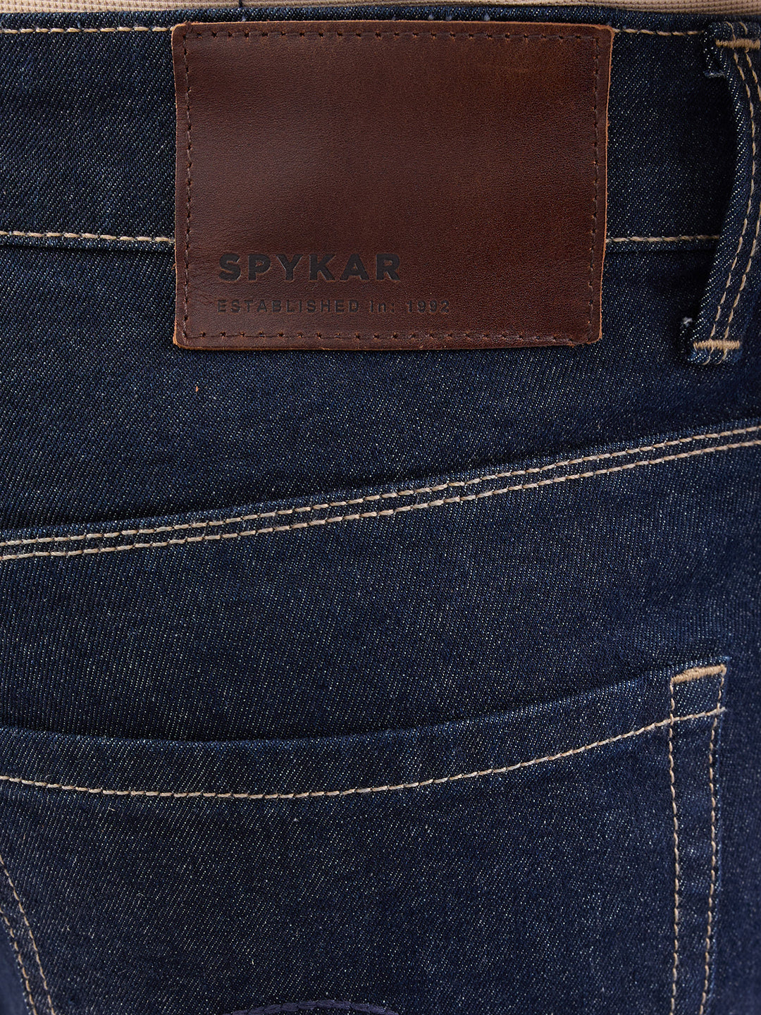 Spykar Raw Blue Mid Rise Slim Fit Casual Jeans For Men