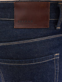 Men Jeans Slim Fit Blue Mid Rise