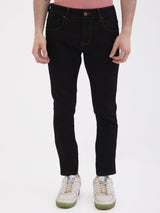 Men Jeans Slim Fit Blue Mid Rise