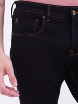 Men Jeans Slim Fit Blue Mid Rise