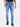 Men Jeans Slim Fit Light Blue Mid Rise