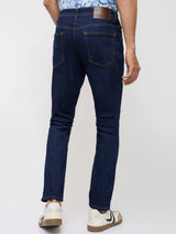 Men Kano Jeans Slim Fit Blue Mid Rise