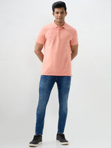 Men Kano Jeans Slim Fit Blue Mid Rise