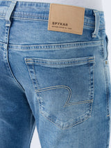 Men Kano Jeans Slim Fit Blue Mid Rise