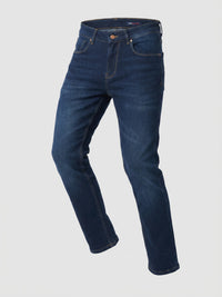 Men Kano Jeans Slim Fit Dark Blue Mid Rise