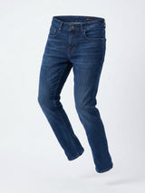Men Kano Jeans Slim Fit Dark Blue Mid Rise