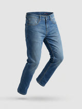 Men Kano Jeans Slim Fit Dark Blue Mid Rise