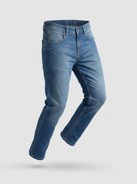 Men Kano Jeans Slim Fit Dark Blue Mid Rise