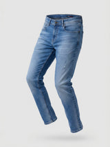 Men Kano Jeans Slim Fit Mid Blue Mid Rise