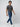 Men Kano Jeans Slim Fit Mid Blue Mid Rise