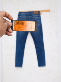 Men Kano Jeans Slim Fit Mid Blue Mid Rise