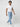 Men Kano Jeans Slim Fit Ice Blue Mid Rise