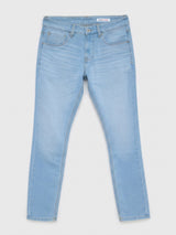 Men Kano Jeans Slim Fit Ice Blue Mid Rise