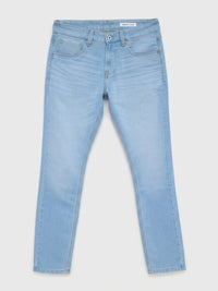 Men Kano Jeans Slim Fit Ice Blue Mid Rise