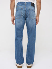 Men Chico Jeans Relaxed Fit Mid Blue Mid Rise