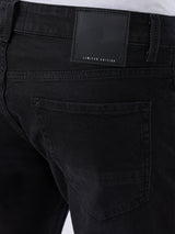 Men Rover Jeans Regular Fit Black Mid Rise