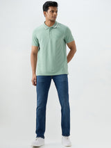 Men Rover Jeans Regular Fit Dark Blue Mid Rise