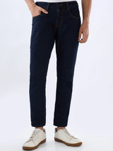 Men Kano Jeans Slim Fit Blue Mid Rise