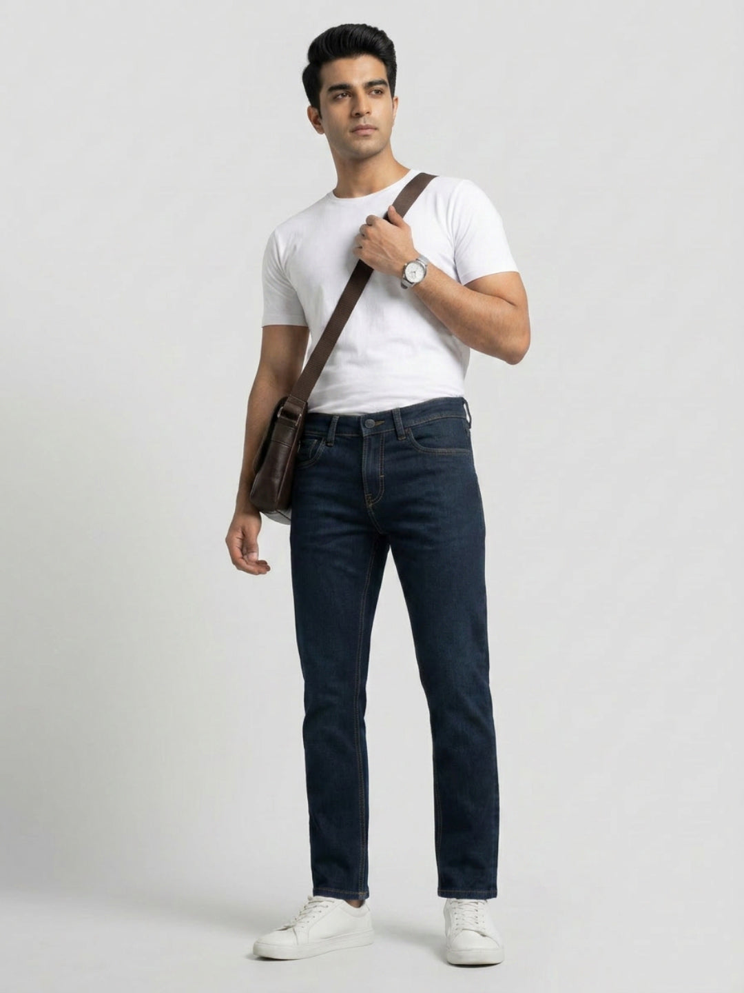 Men Chico Jeans Relaxed Fit Dark Blue Mid Rise