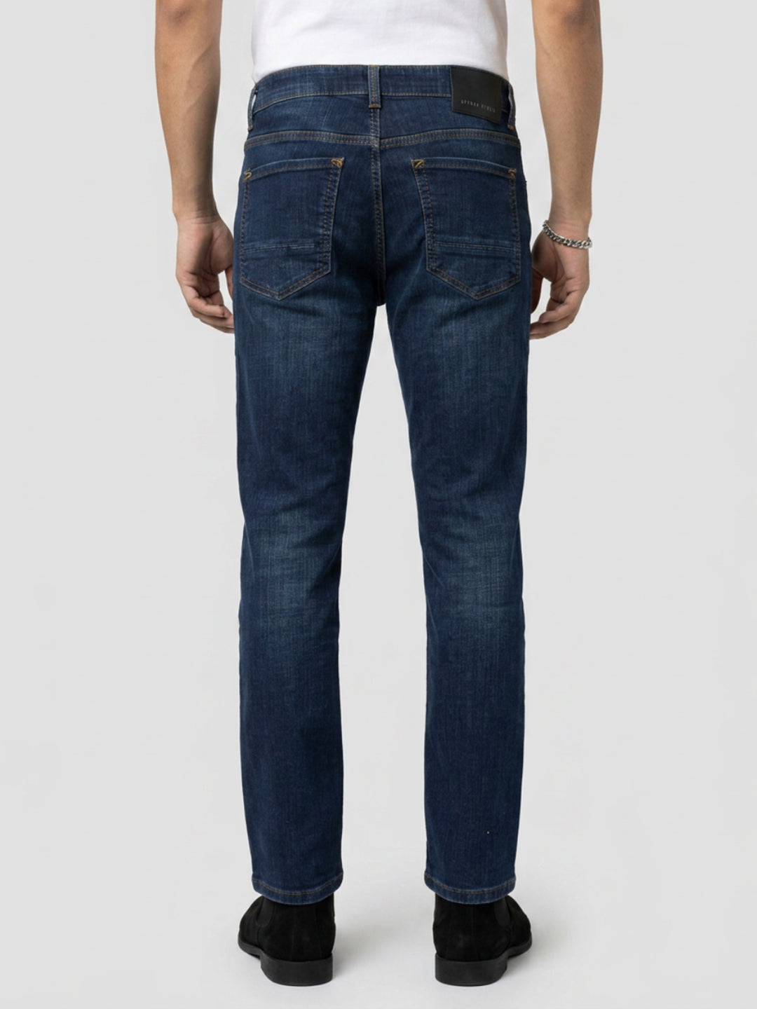 Men Chico Jeans Relaxed Fit Dark Blue Mid Rise