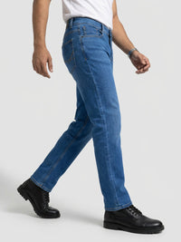 Men Chico Jeans Relaxed Fit Mid Blue Mid Rise