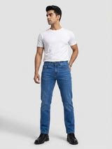 Men Chico Jeans Relaxed Fit Mid Blue Mid Rise