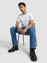 Men Chico Jeans Relaxed Fit Mid Blue Mid Rise