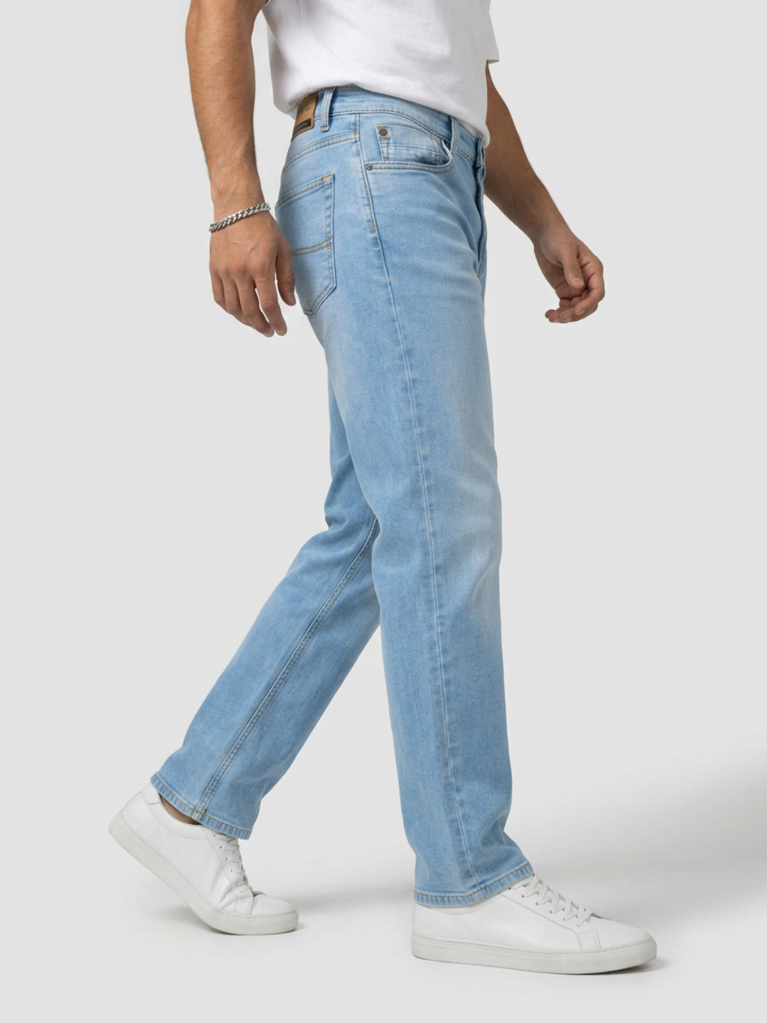 Men Chico Jeans Relaxed Fit Light Blue Mid Rise