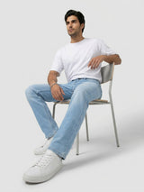 Men Chico Jeans Relaxed Fit Light Blue Mid Rise