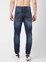 Men Rover Jeans Regular Fit Dark Blue High Rise