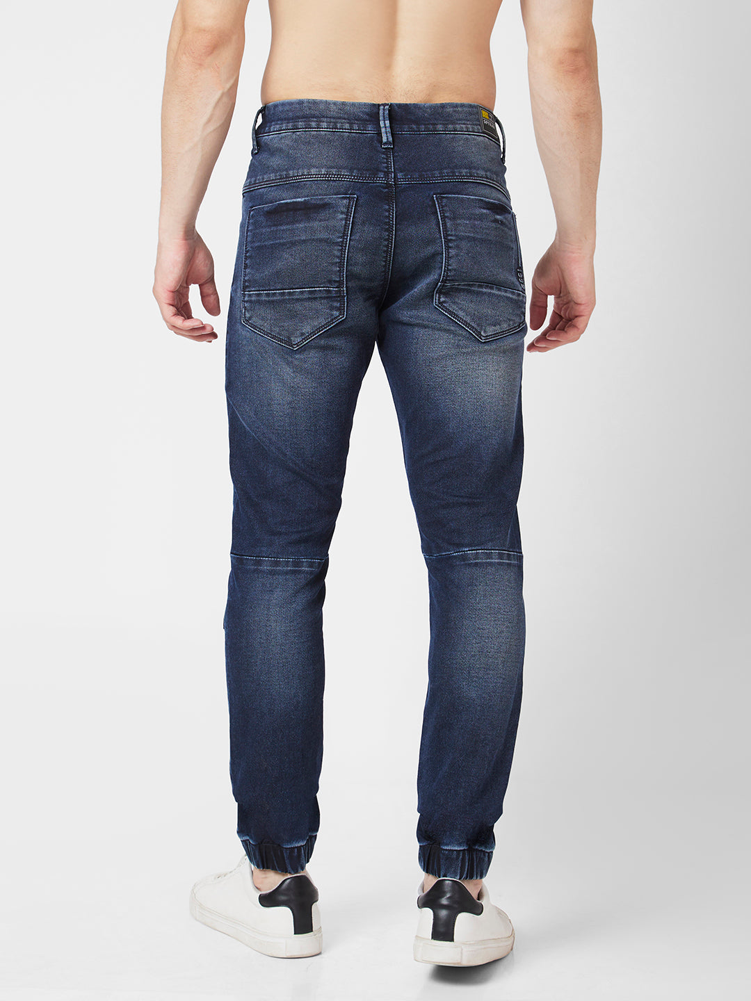 Men Rover Jeans Regular Fit Dark Blue High Rise