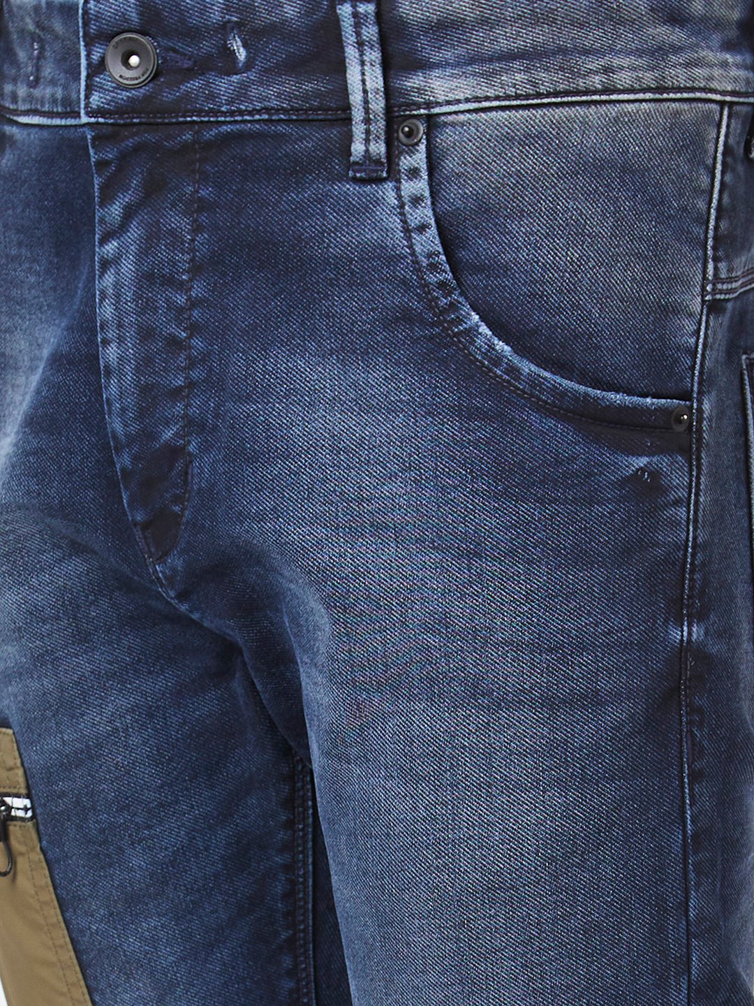 Men Rover Jeans Regular Fit Dark Blue High Rise