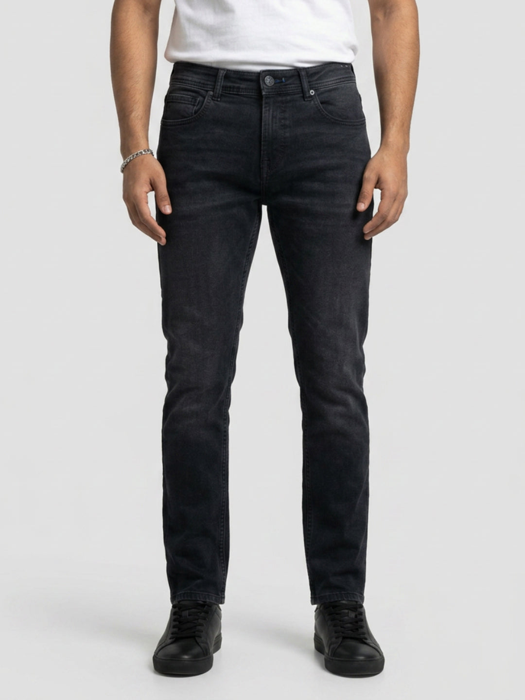 Men Nico Jeans Slim Fit Black Low Rise