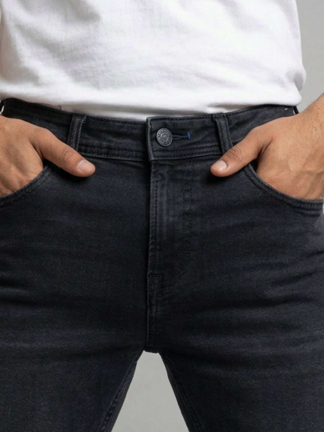 Men Nico Jeans Slim Fit Black Low Rise