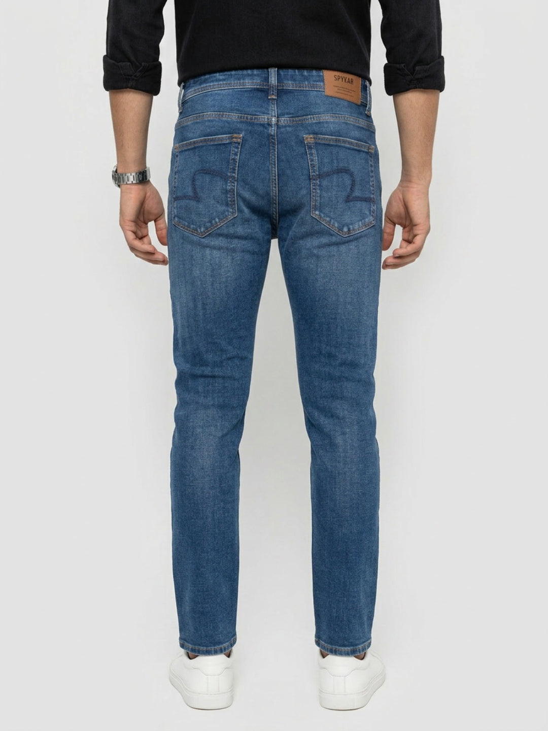 Men Nico Jeans Slim Fit Dark Blue Low Rise