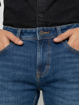 Men Nico Jeans Slim Fit Dark Blue Low Rise