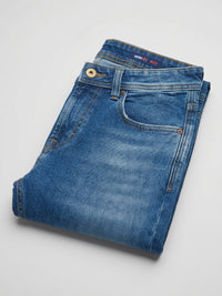 Men Nico Jeans Slim Fit Mid Blue Low Rise