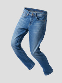 Men Nico Jeans Slim Fit Mid Blue Low Rise