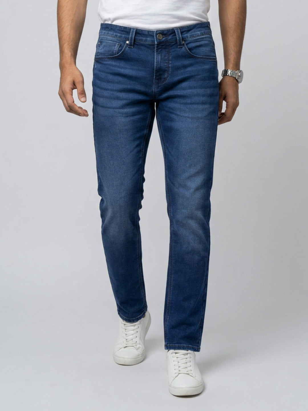 Men Nico Jeans Slim Fit Dark Blue Low Rise