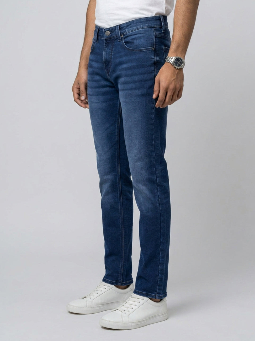 Men Nico Jeans Slim Fit Dark Blue Low Rise