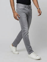 Men Nico Jeans Slim Fit Grey Low Rise