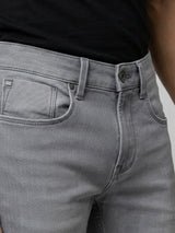 Men Nico Jeans Slim Fit Grey Low Rise