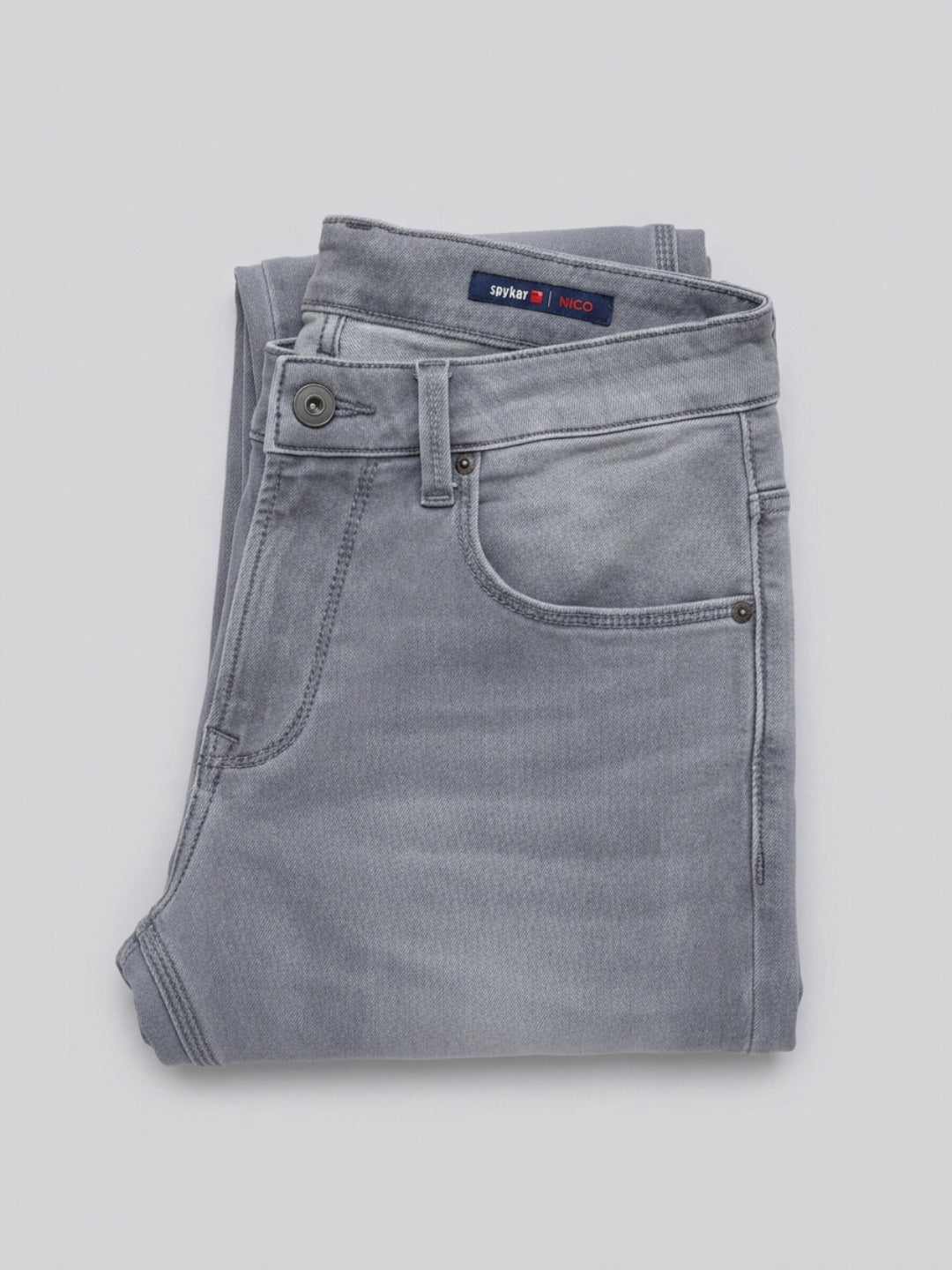 Men Nico Jeans Slim Fit Grey Low Rise